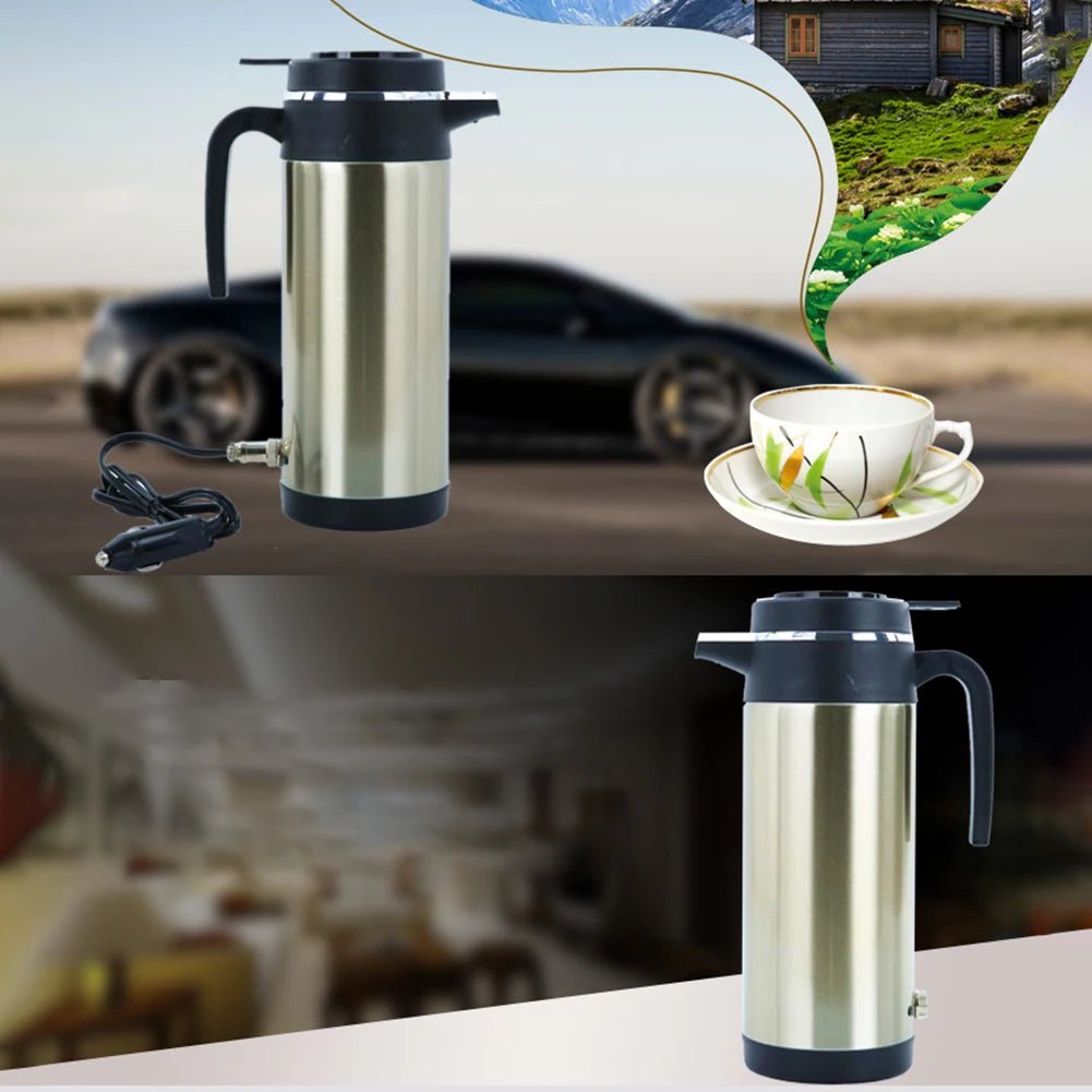 1200 ML Portable Water Heater | Fast Boiling Car Kettle - My Web Bazaar