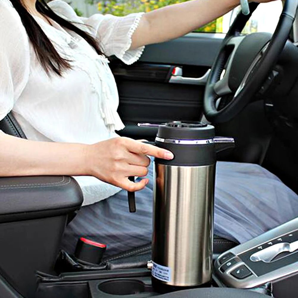 1200 ML Portable Water Heater | Fast Boiling Car Kettle - My Web Bazaar