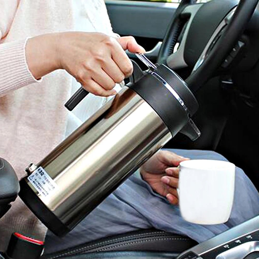 1200 ML Portable Water Heater | Fast Boiling Car Kettle - My Web Bazaar