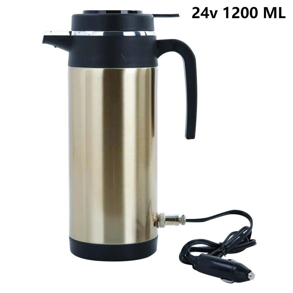 1200 ML Portable Water Heater | Fast Boiling Car Kettle - My Web Bazaar
