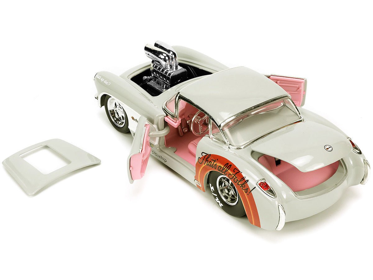1957 Chevrolet Corvette Diecast | Bugs Bunny Model Car - My Web Bazaar