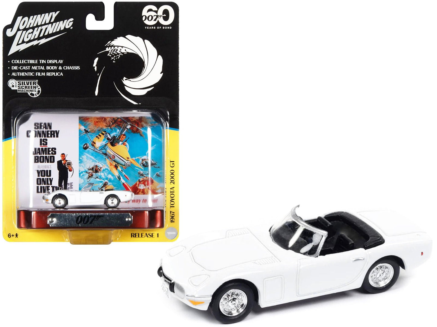 1967 Toyota 2000 GT Convertible RHD Diecast Model Car Display - My Web Bazaar