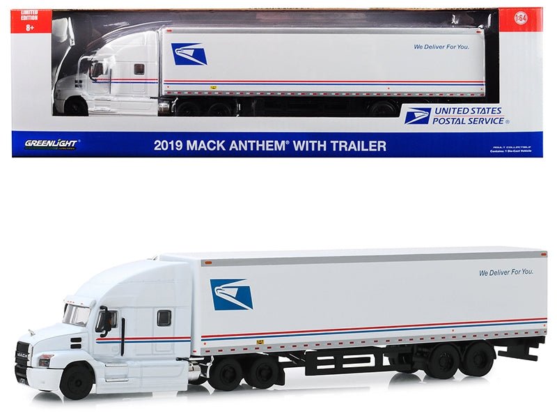 2019 Mack Anthem USPS 1/64 Diecast Model | Collector's Dream - My Web Bazaar