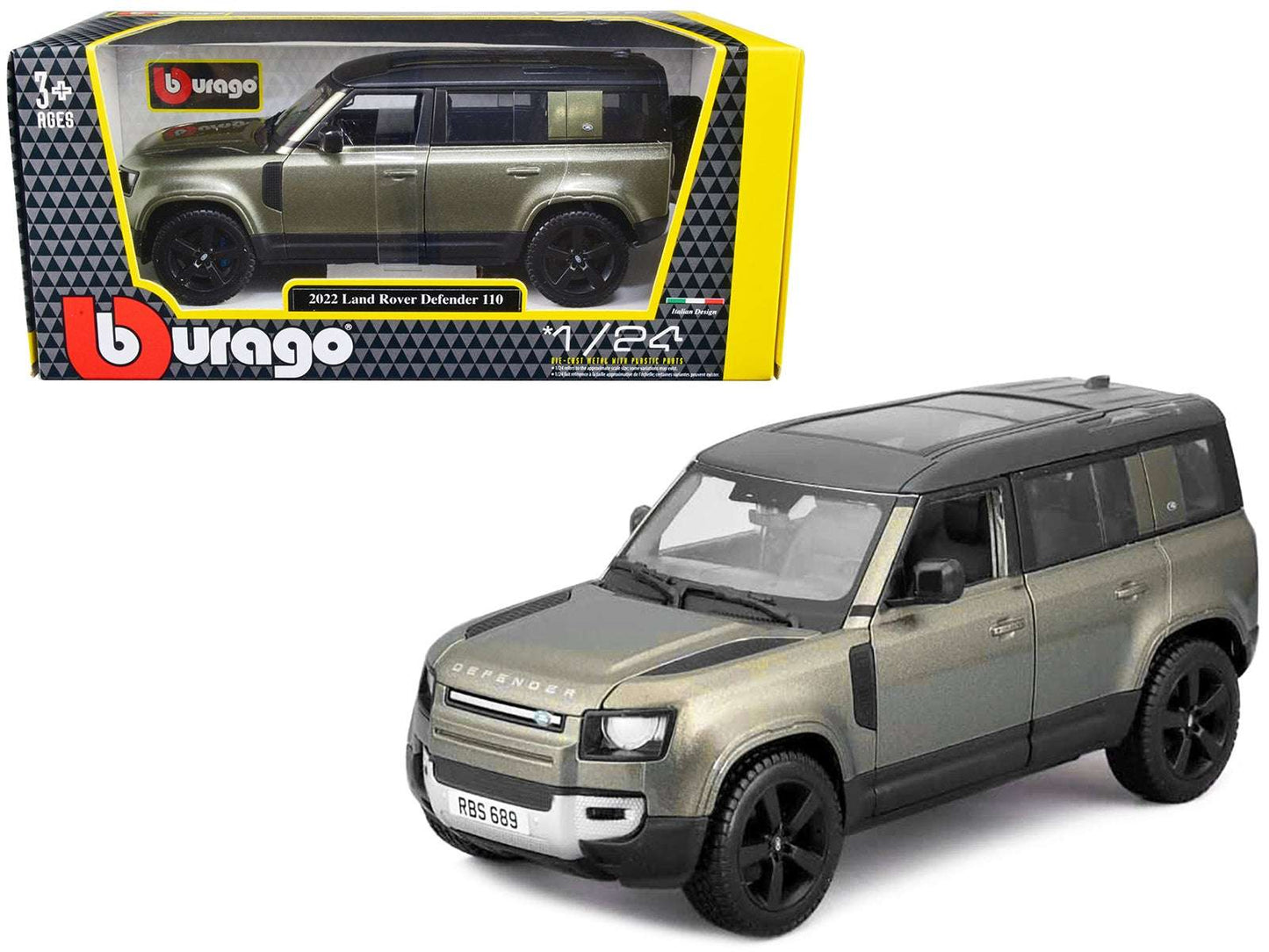 2022 Land Rover Defender 110 Diecast Model Car | Green Metallic Design - My Web Bazaar