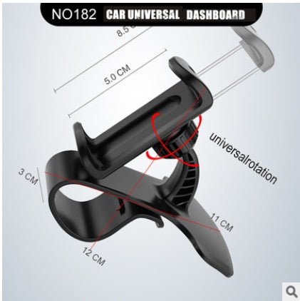 360 Degree Rotation Universal Car Phone Holder - My Web Bazaar