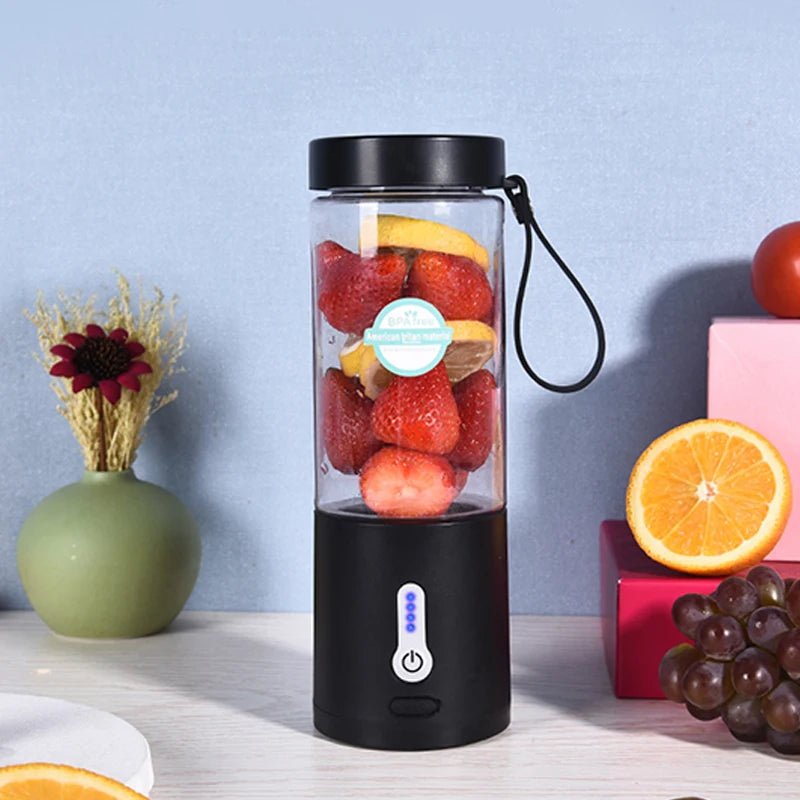 530ML Electric Portable Juicer | USB Rechargeable Mini Blender - My Web Bazaar