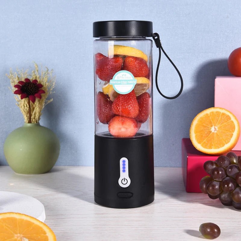 530ML Electric Portable Juicer | USB Rechargeable Mini Blender - My Web Bazaar