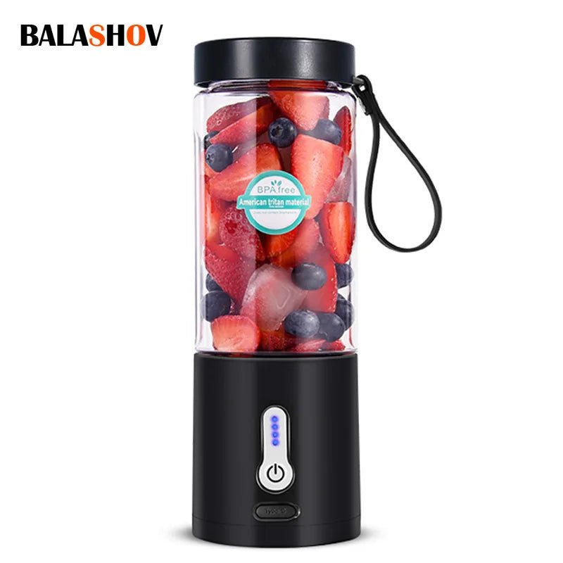 530ML Electric Portable Juicer | USB Rechargeable Mini Blender - My Web Bazaar