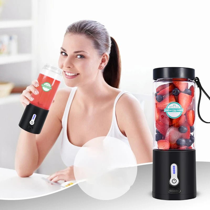 530ML Electric Portable Juicer | USB Rechargeable Mini Blender - My Web Bazaar