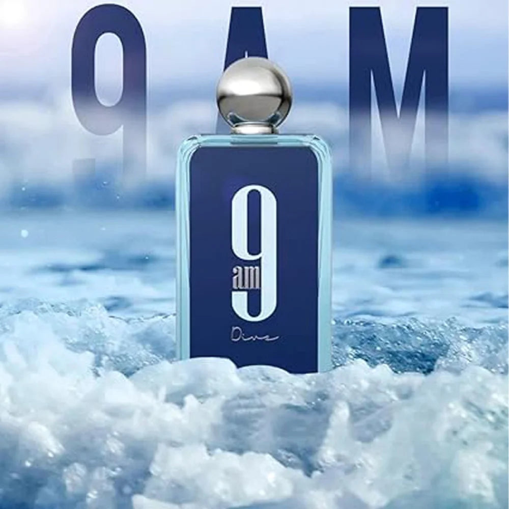 Nfnan 9AM Men's Eau De Parfum 3.4 Oz β Long-Lasting Spicy & Fresh Scent