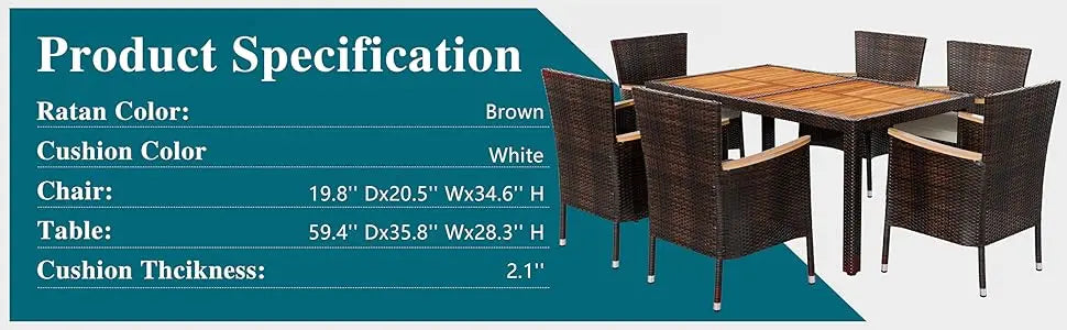 Wicker Patio Conversation Set – Restaurant Tables & Chairs for Outdoor Dining