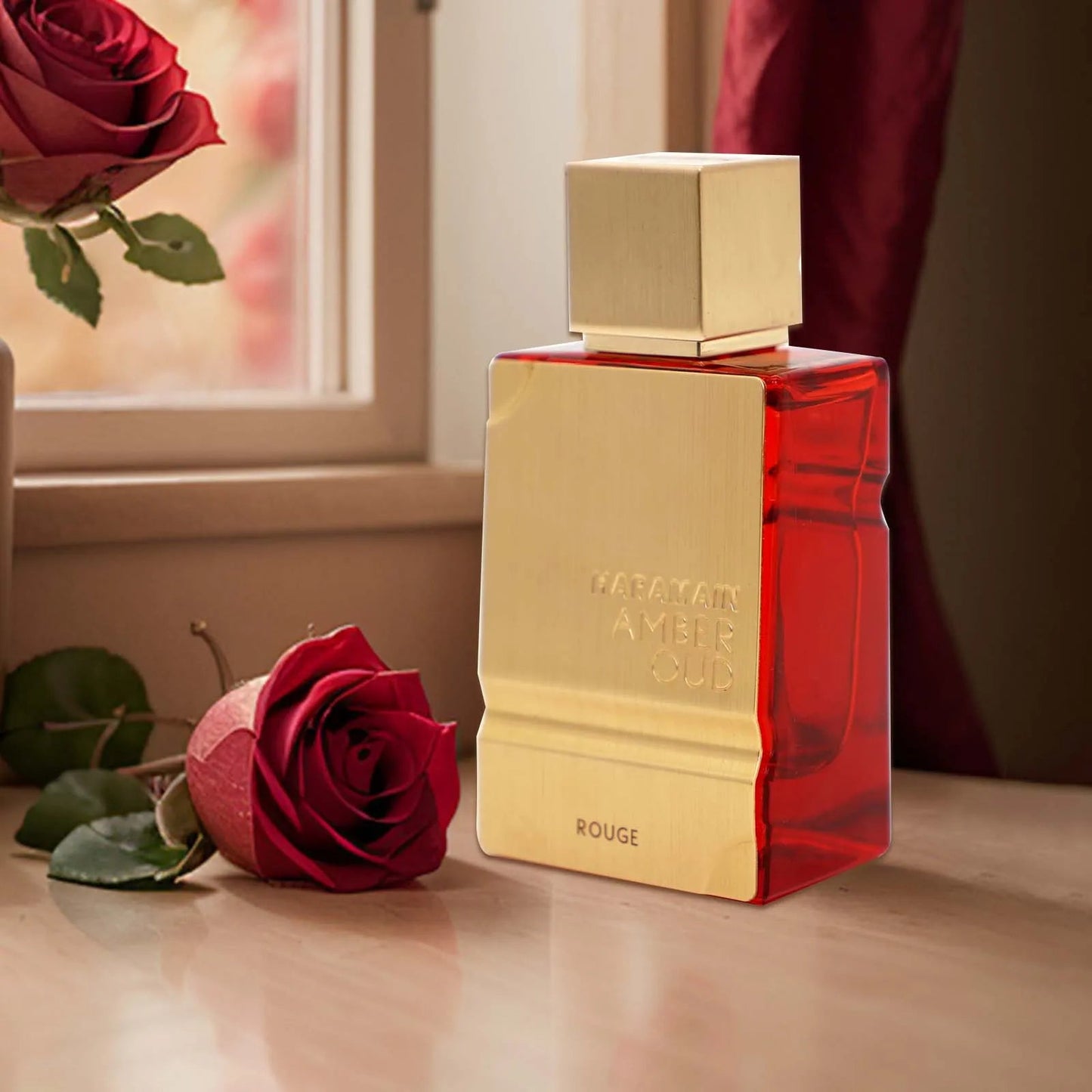 Al Haramain Amber Oud Rouge Edition EDP – Long - Lasting Unisex Perfume (2.0 OZ) - My Web Bazaar