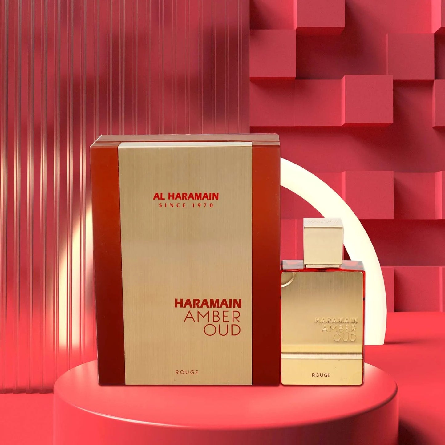 Al Haramain Amber Oud Rouge Edition EDP – Long - Lasting Unisex Perfume (2.0 OZ) - My Web Bazaar