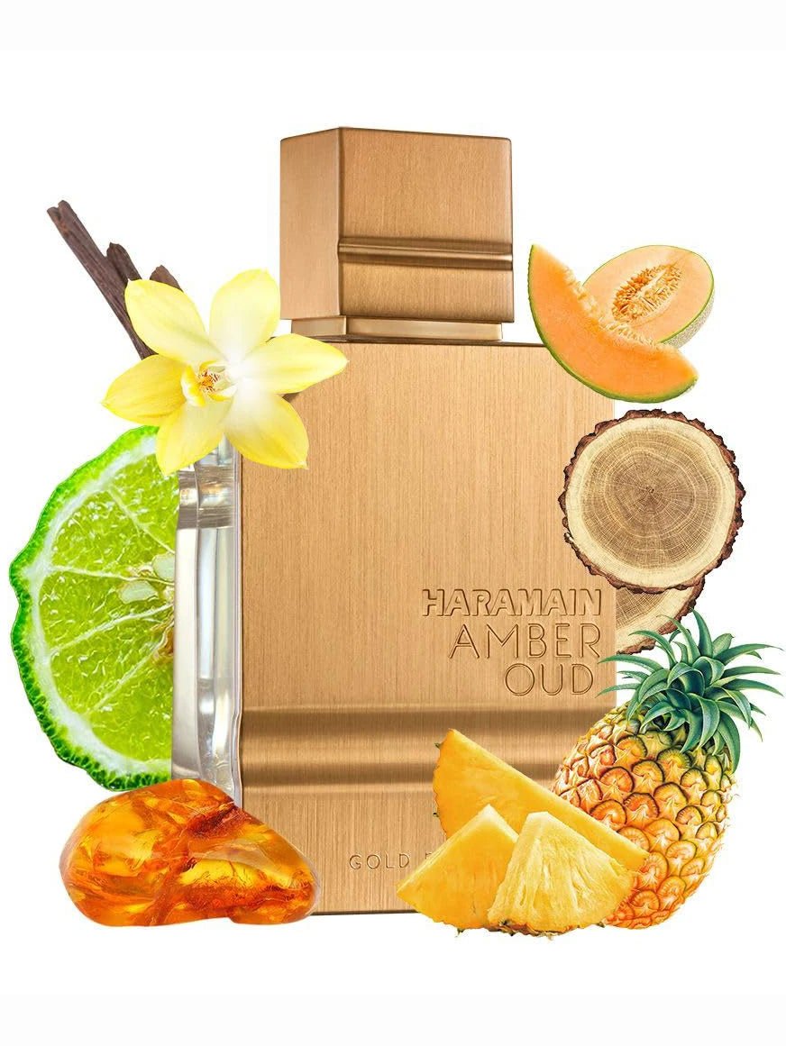Al Haramain Gold EDP – Luxury Amber Cologne for Men & Women, Long - Lasting Fragrance, Ideal Xmas & Anniversary Gift (2.0oz) - My Web Bazaar