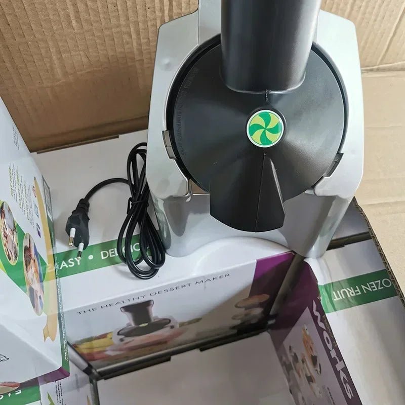 Automatic Ice Cream Maker Electric Frozen Fruit Dessert Icecream Pressing Machine Frozen Yogurt Milkshake Squeezer - My Web Bazaar