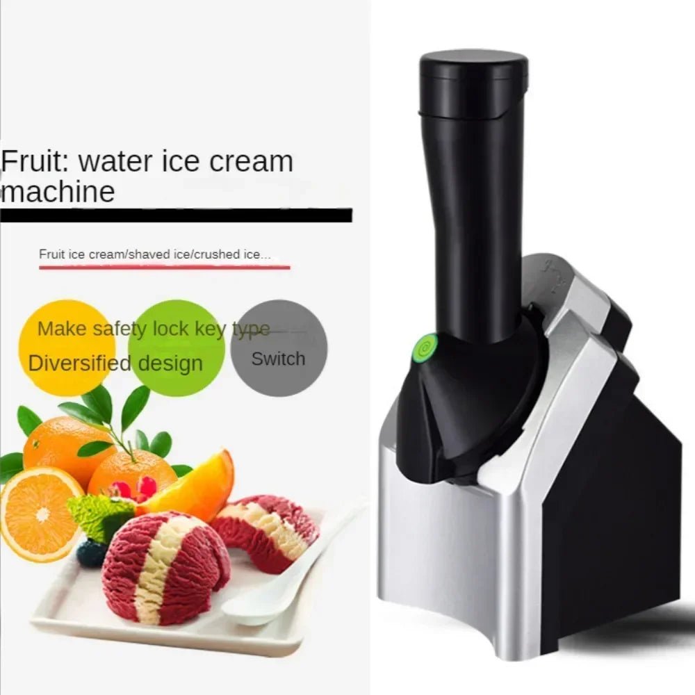 Automatic Ice Cream Maker Electric Frozen Fruit Dessert Icecream Pressing Machine Frozen Yogurt Milkshake Squeezer - My Web Bazaar