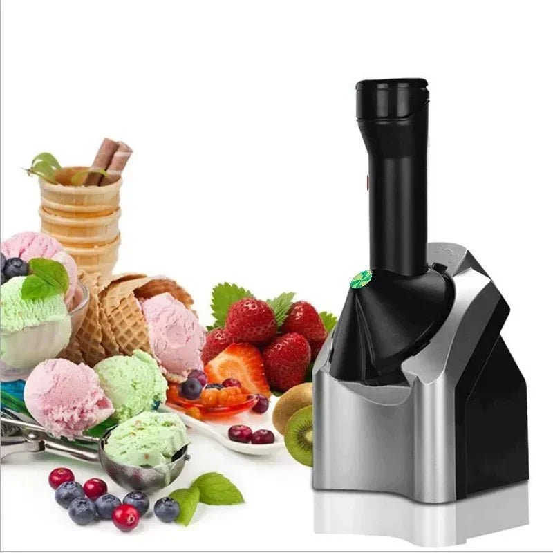 Automatic Ice Cream Maker Electric Frozen Fruit Dessert Icecream Pressing Machine Frozen Yogurt Milkshake Squeezer - My Web Bazaar