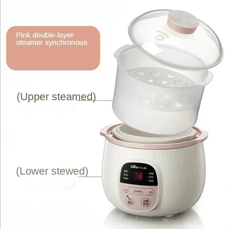 Baby Porridge Pot Stewpan | Ceramic Slow Cooker for Healthy Meals - My Web Bazaar