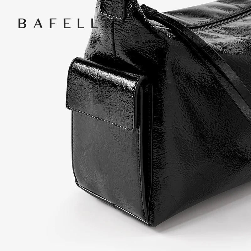 BAFELLI 2025 Casual Tote | Unisex Genuine Leather Bag - My Web Bazaar