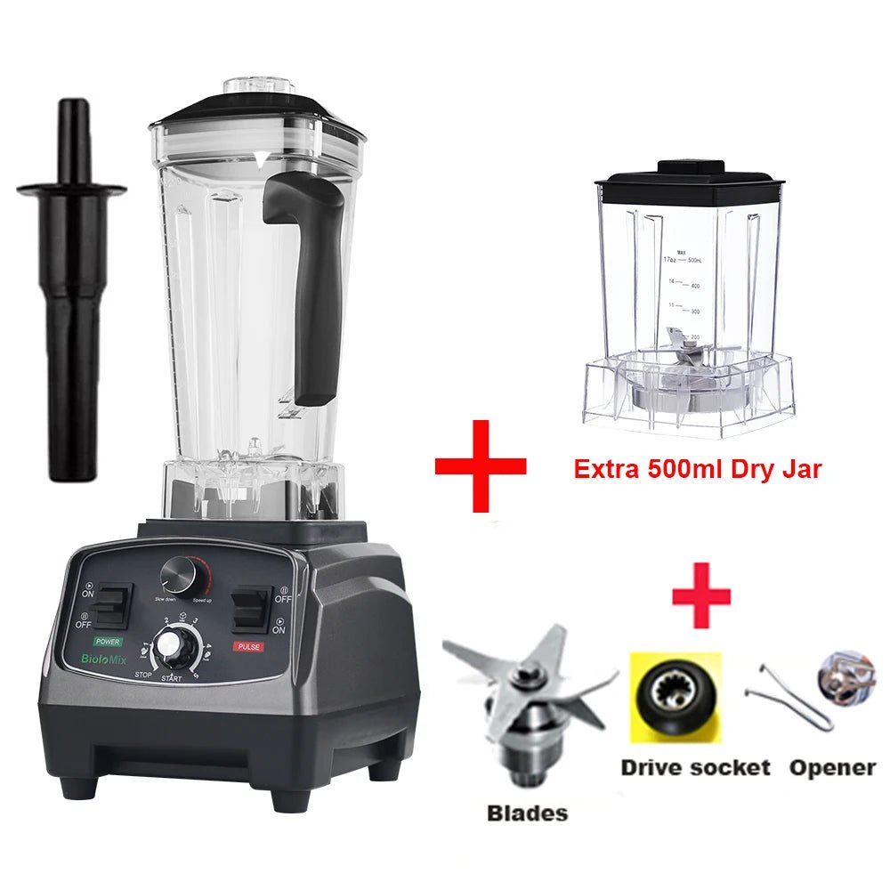 BioloMix 3HP 2200W Blender | Heavy Duty Juicer for Smoothies - My Web Bazaar