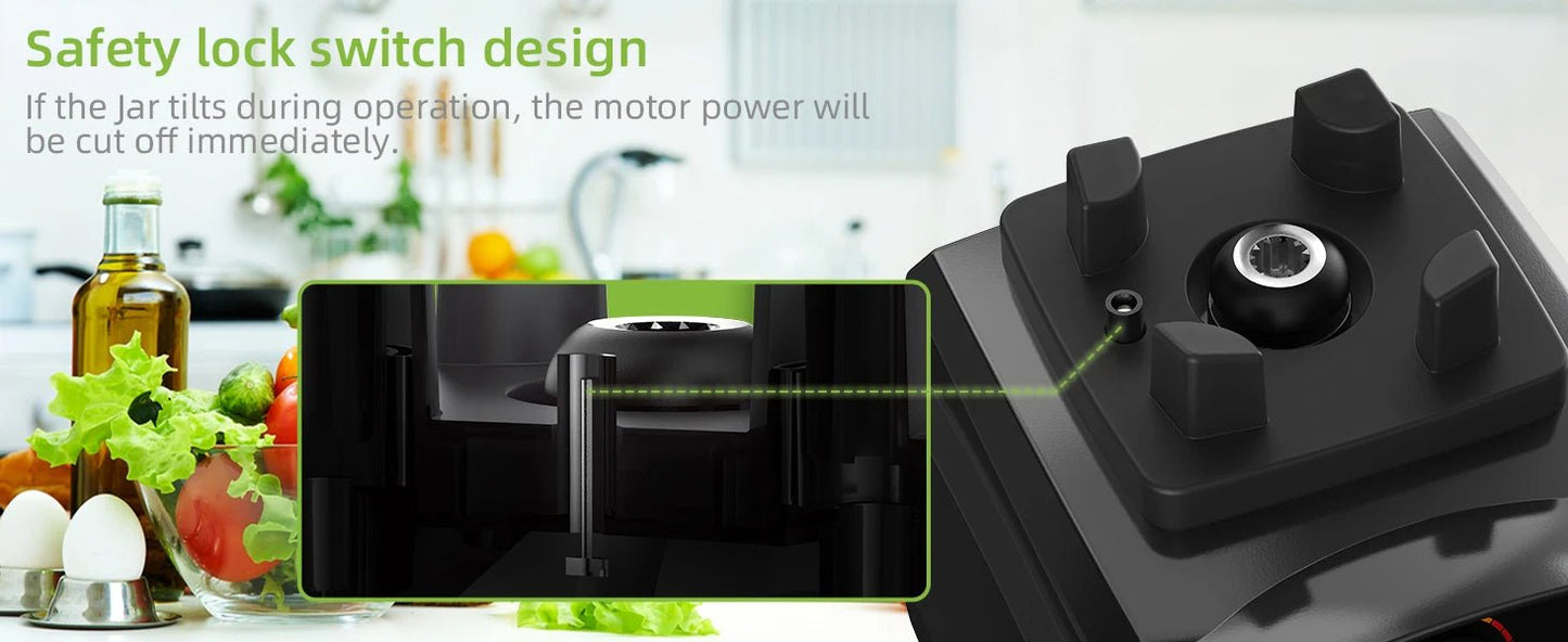 BioloMix 3HP 2200W Blender | Heavy Duty Juicer for Smoothies - My Web Bazaar