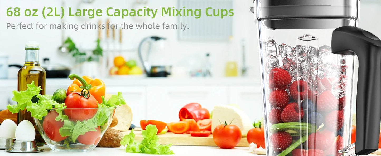 BioloMix 3HP 2200W Blender | Heavy Duty Juicer for Smoothies - My Web Bazaar
