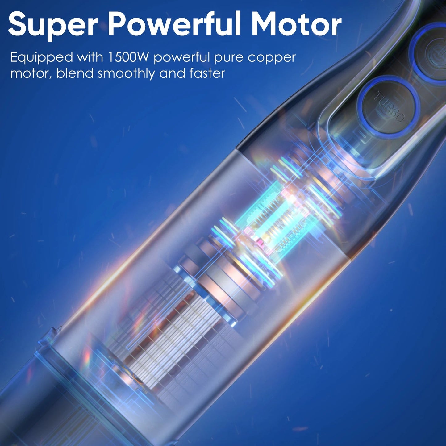 BioloMix 5 in 1 Hand Blender | 1500W Stainless Steel Power - My Web Bazaar