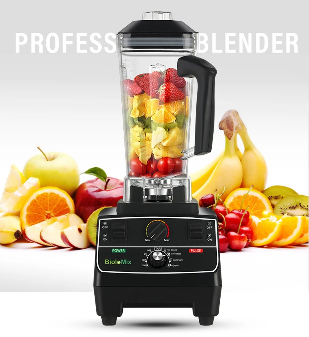 BioloMix BPA Free 2L Jar Blender | 2200W for Smoothies & More - My Web Bazaar