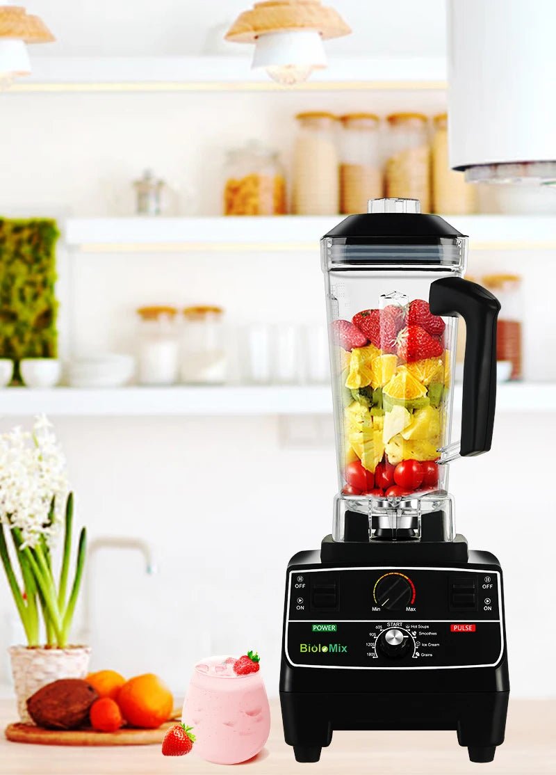 BioloMix BPA Free 2L Jar Blender | 2200W for Smoothies & More - My Web Bazaar
