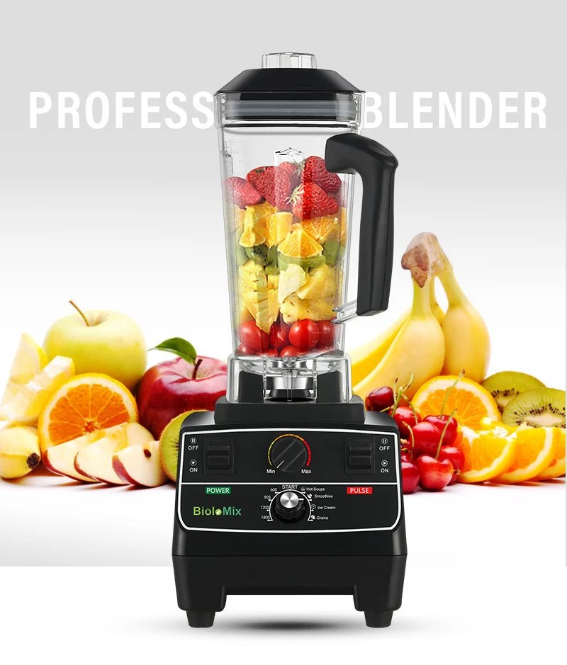 BioloMix BPA Free 2L Jar Blender | 2200W for Smoothies & More - My Web Bazaar