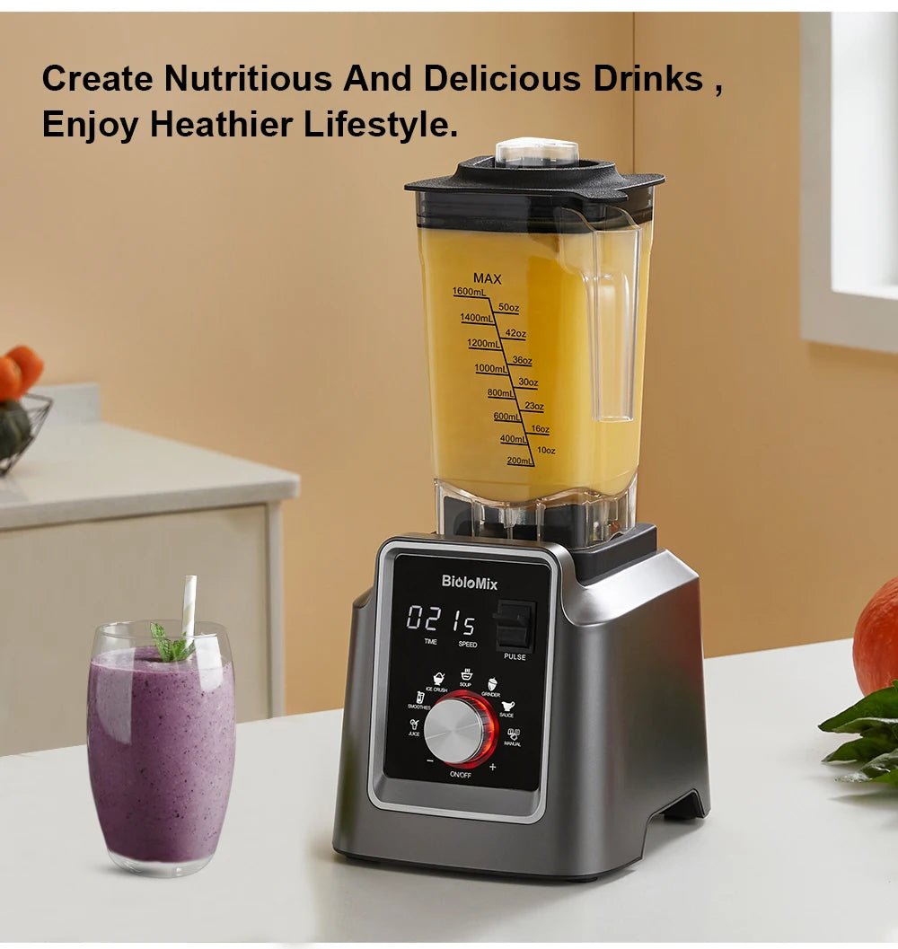 BioloMix Digital Blender | 2L BPA Free for Smoothies and Juices - My Web Bazaar