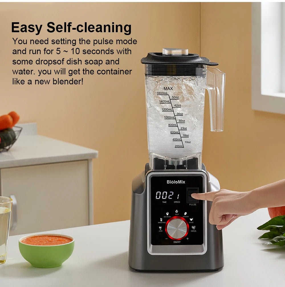 BioloMix Digital Blender | 2L BPA Free for Smoothies and Juices - My Web Bazaar