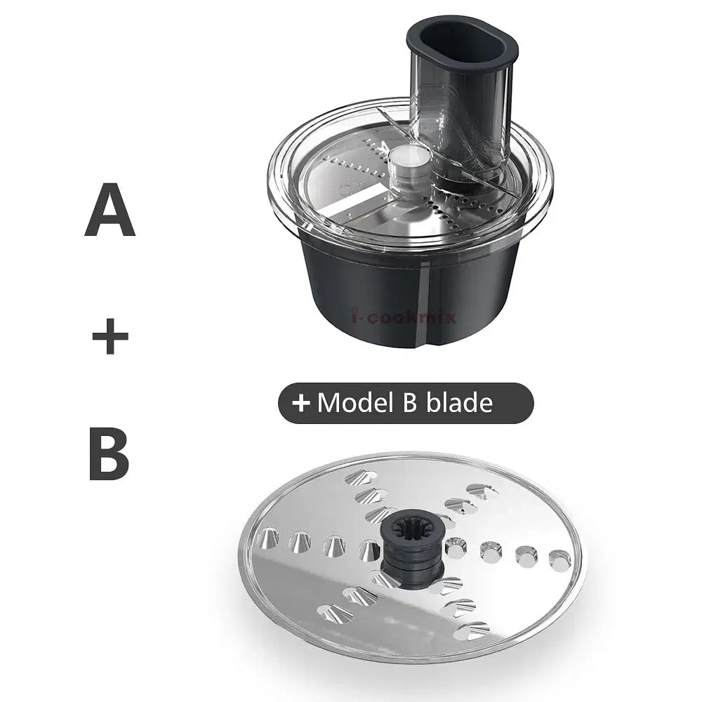 Black Thermomix Grater | Multi - Function Cutter for Easy Prep - My Web Bazaar