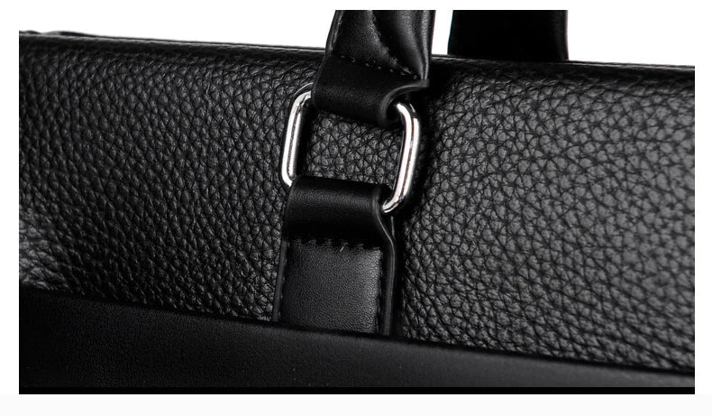 Brand High Quality Men's Casual Briefcase Business Messenger - My Web Bazaar