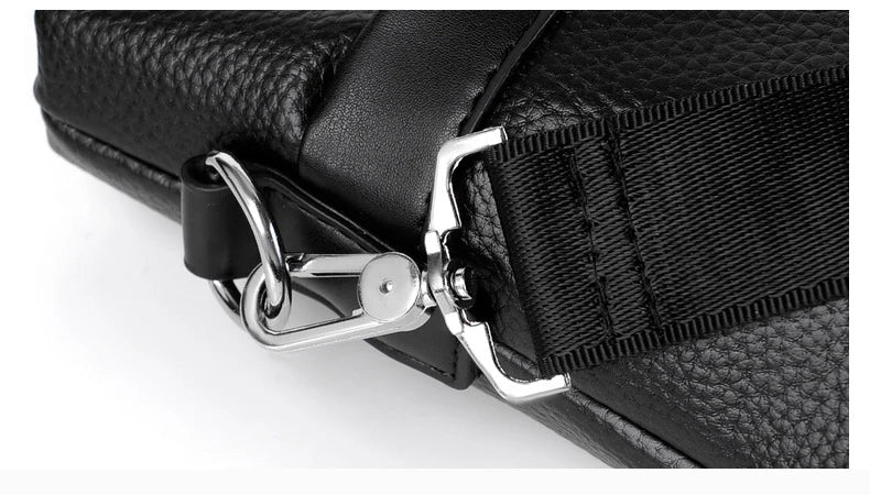 Brand High Quality Men's Casual Briefcase Business Messenger - My Web Bazaar