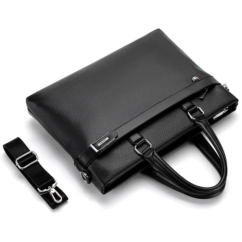 Brand High Quality Men's Casual Briefcase Business Messenger - My Web Bazaar