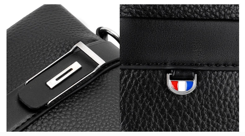 Brand High Quality Men's Casual Briefcase Business Messenger - My Web Bazaar