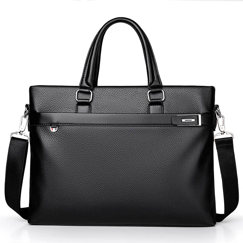 Brand High Quality Men's Casual Briefcase Business Messenger - My Web Bazaar