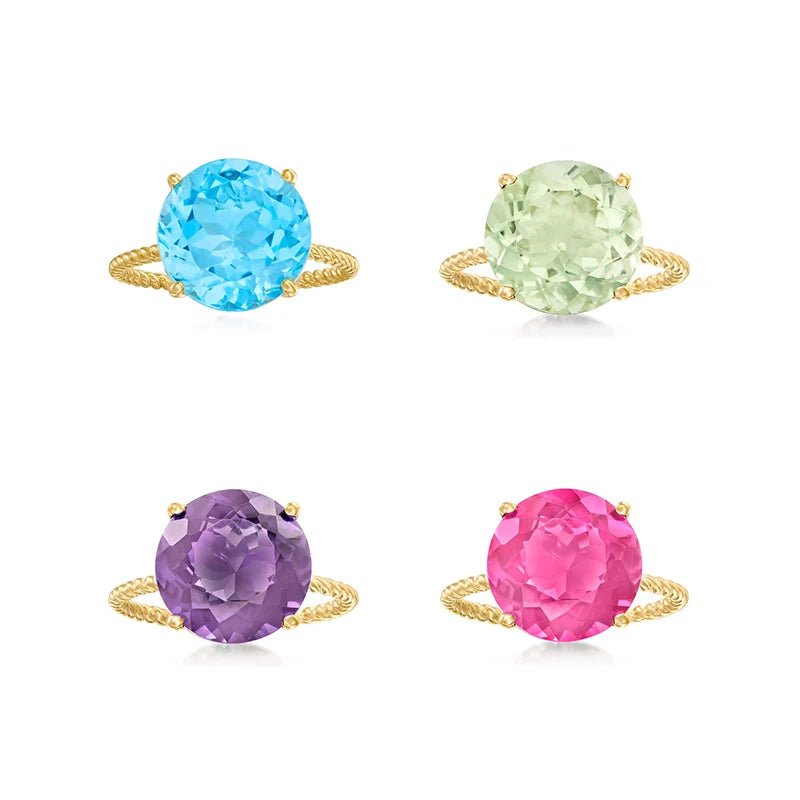 CANNER Green Apple Silver Rings | Elegant 18K Gold Minimalist - My Web Bazaar