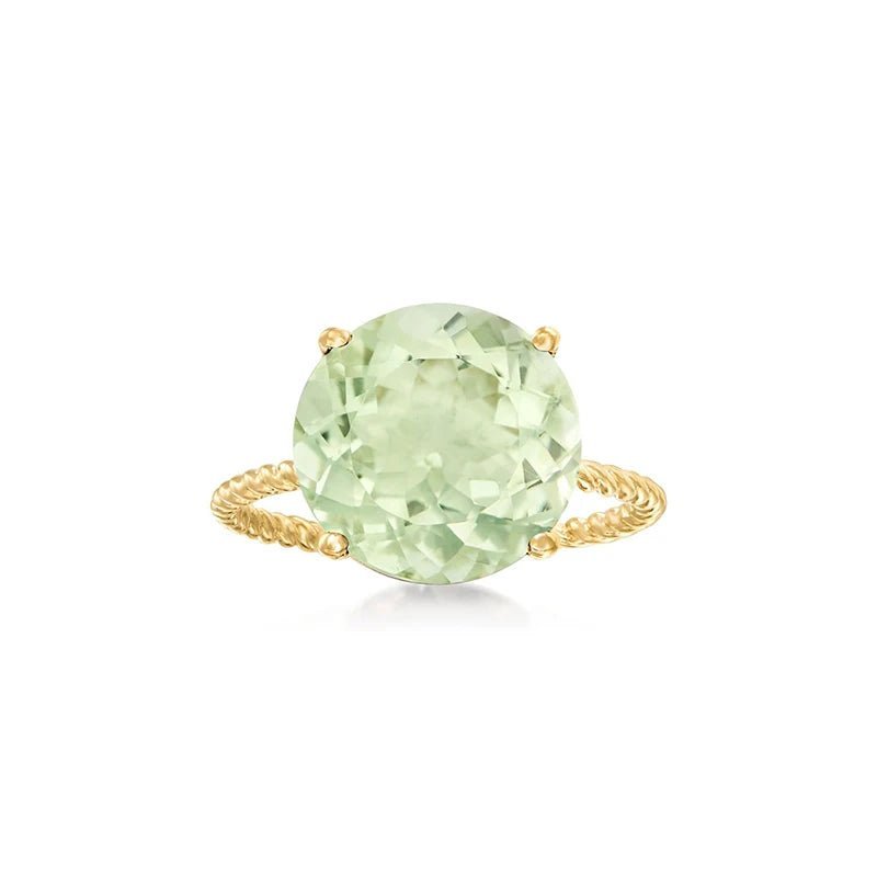 CANNER Green Apple Silver Rings | Elegant 18K Gold Minimalist - My Web Bazaar