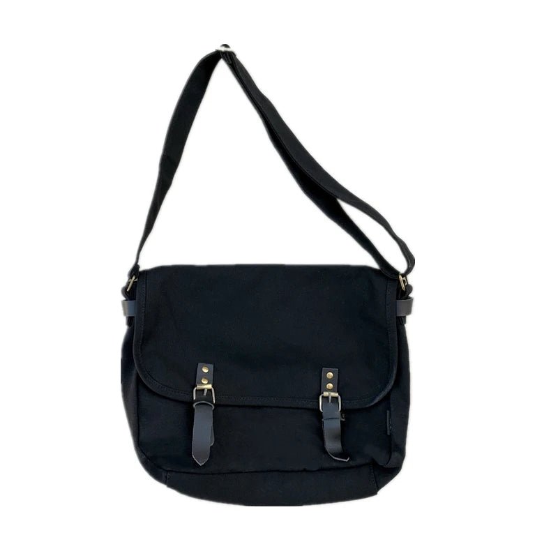 Causal Men‘s Bag Flap Buckle Shoulder Men Bag Japanese Teenager School Sling Man Streetwear Men Travel Cross Bags for Men - My Web Bazaar