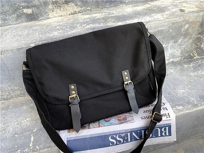 Causal Men‘s Bag Flap Buckle Shoulder Men Bag Japanese Teenager School Sling Man Streetwear Men Travel Cross Bags for Men - My Web Bazaar