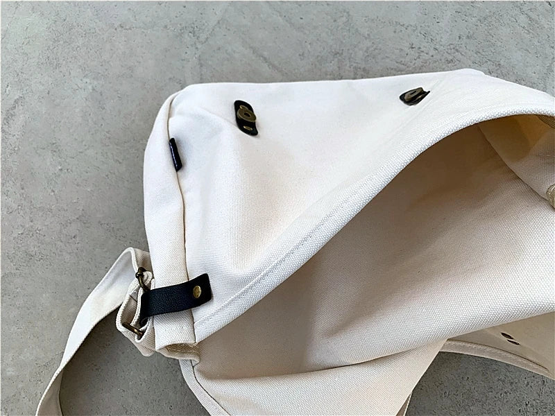Causal Men‘s Bag Flap Buckle Shoulder Men Bag Japanese Teenager School Sling Man Streetwear Men Travel Cross Bags for Men - My Web Bazaar