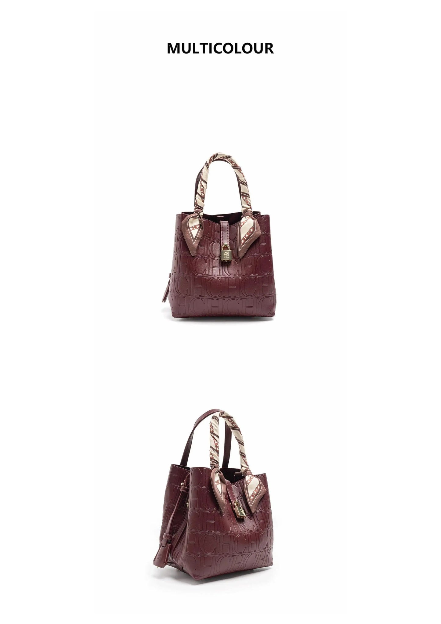 CH Women's Vintage PU Leather Shoulder Bag | Large Capacity Crossbody - My Web Bazaar