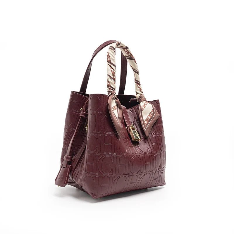 CH Women's Vintage PU Leather Shoulder Bag | Large Capacity Crossbody - My Web Bazaar
