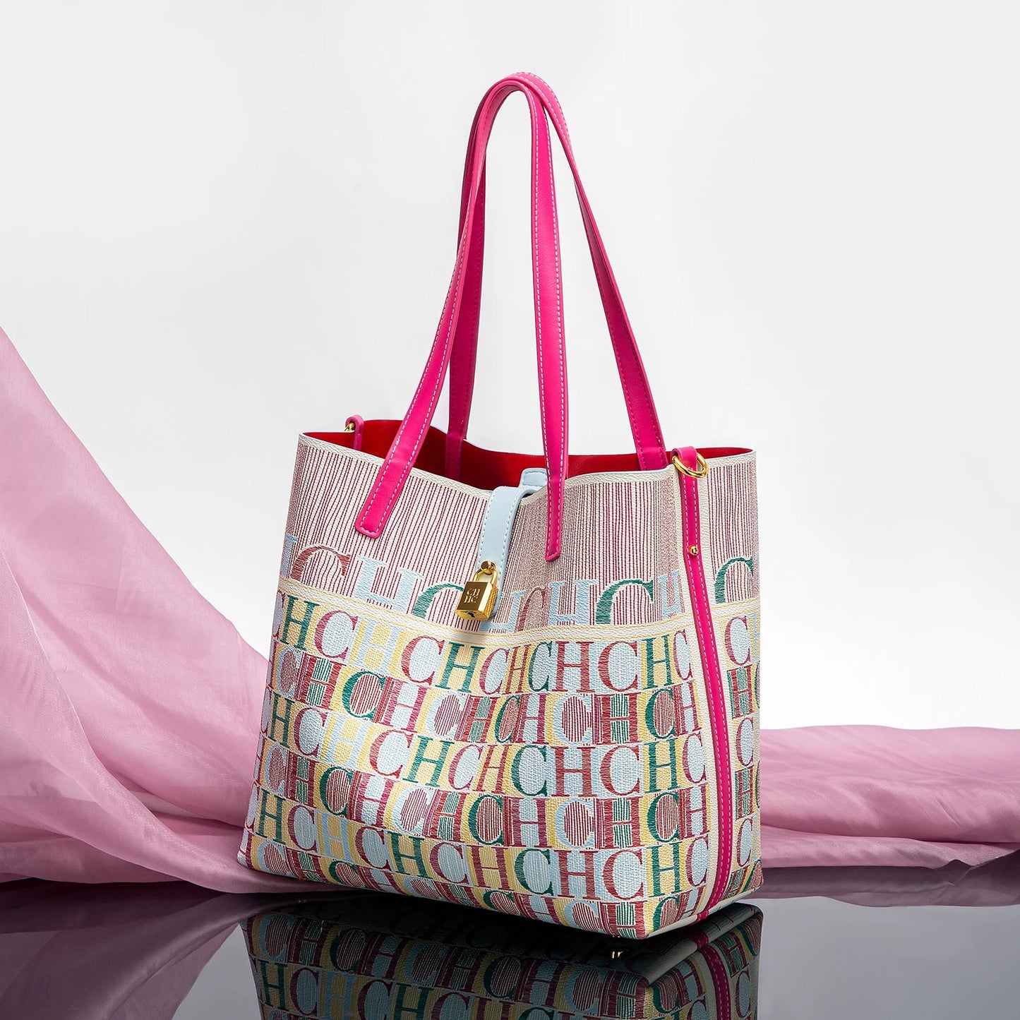 CHCH Women's Tote Bag Pink | Large Capacity for Moms - My Web Bazaar