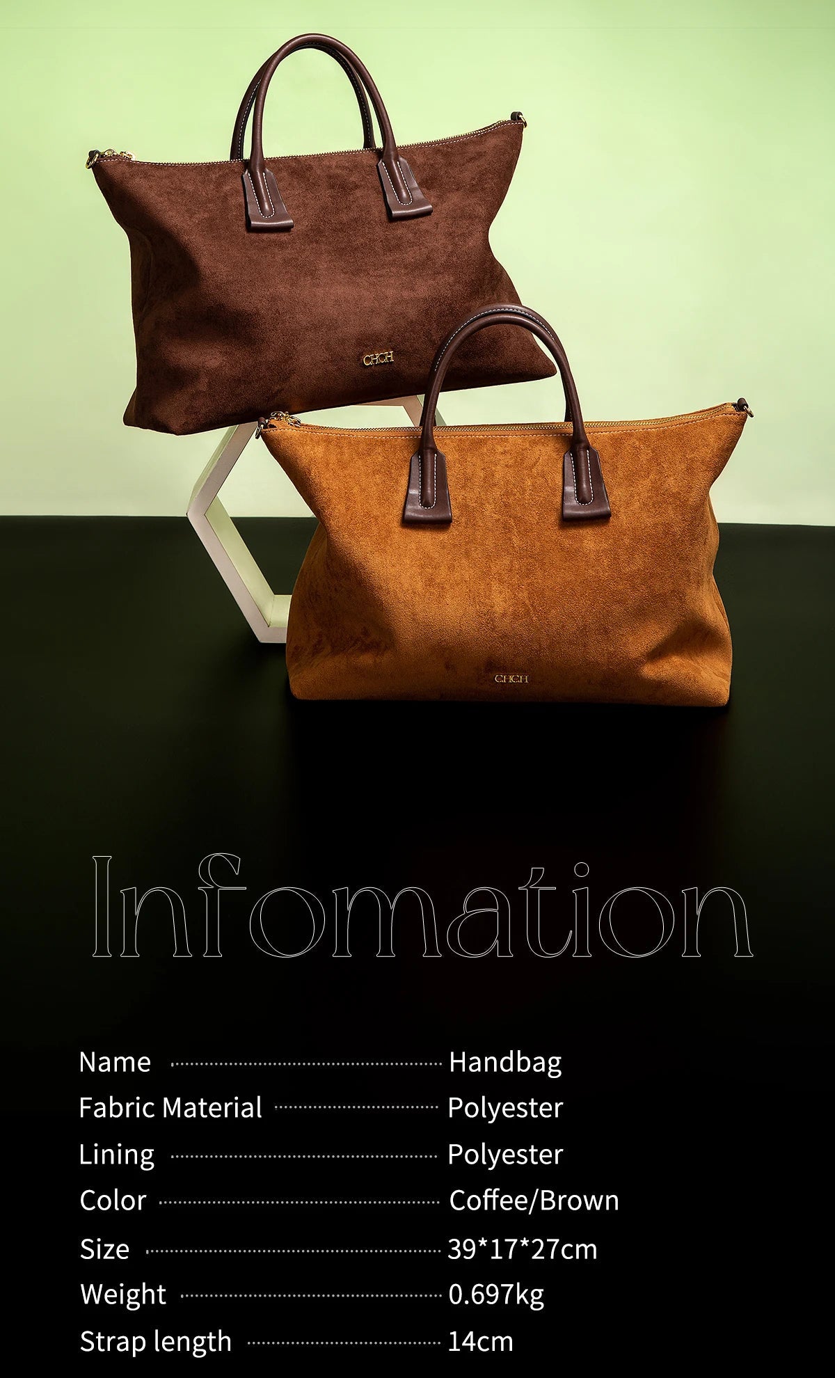 CHCH Women's Vintage Tote Bag | Large Capacity Crossbody Bag - My Web Bazaar