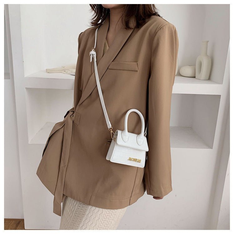 Color: White Fashion Messenger Bag | Korean Style Shoulder Bag - My Web Bazaar
