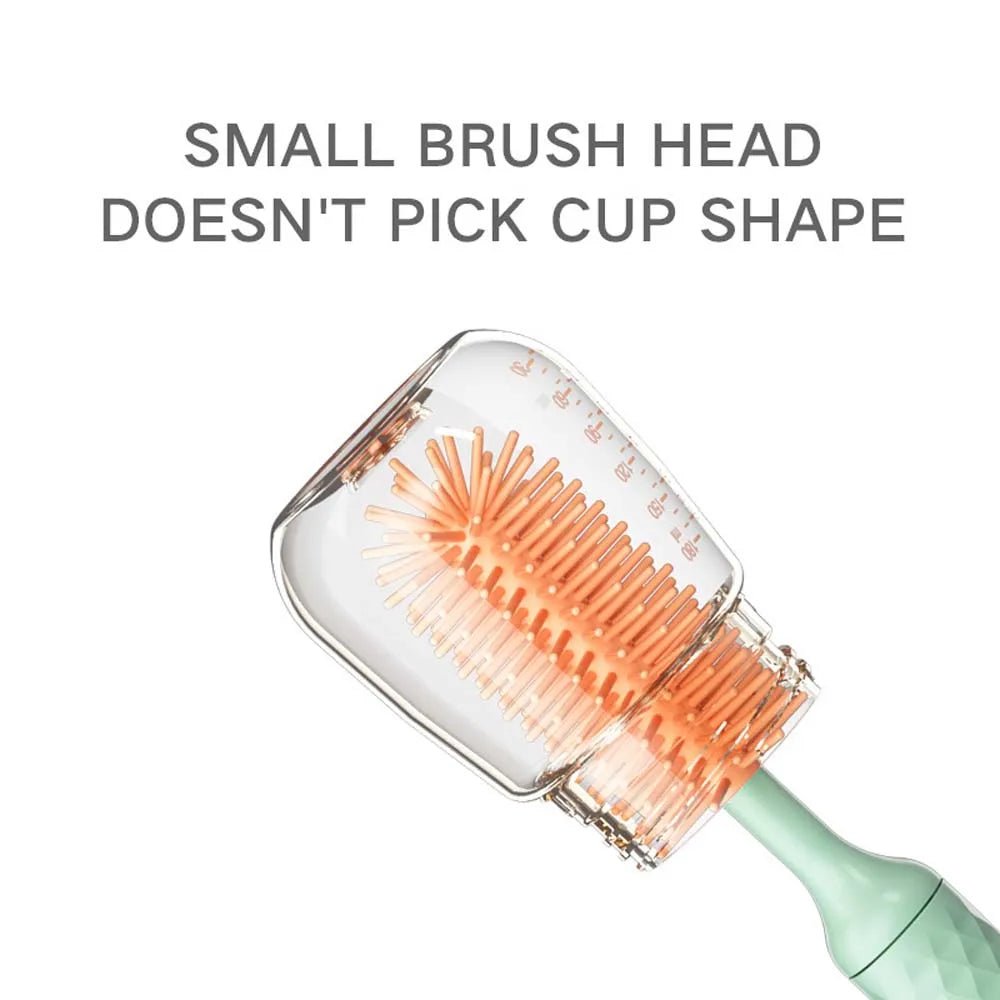 Electric 360° Silicone Bottle Brush Set | Effortless Deep Cleaning - My Web Bazaar