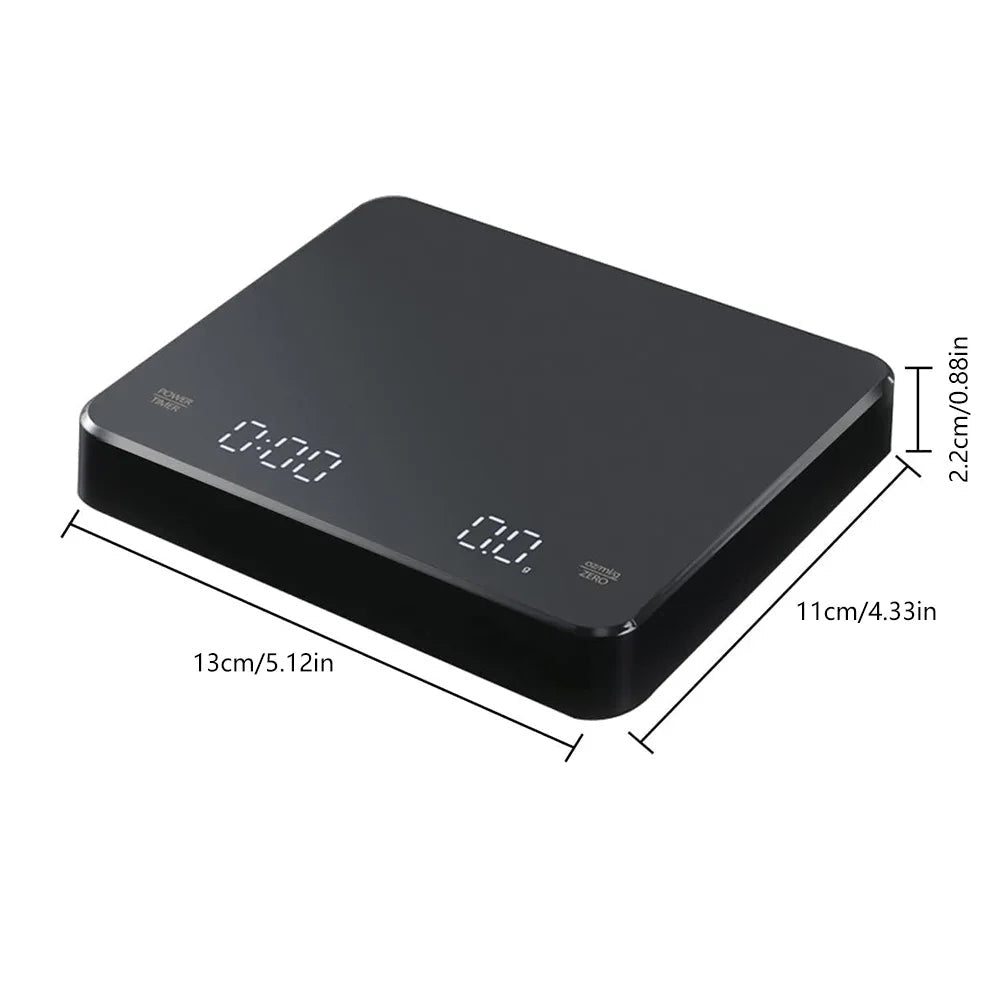 Espresso Kitchen Coffee Scale w/Smart Timer | Precision Brew Tool - My Web Bazaar
